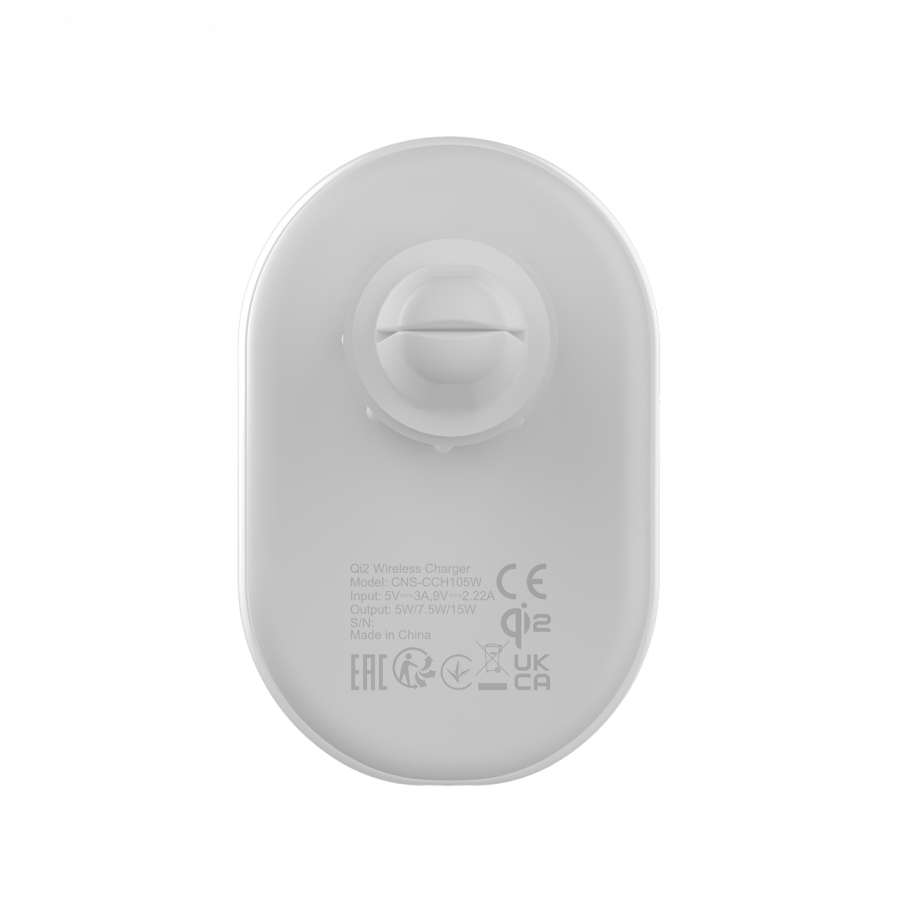 CANYON car charger OnGrip 105 15W Qi2 Wireless White