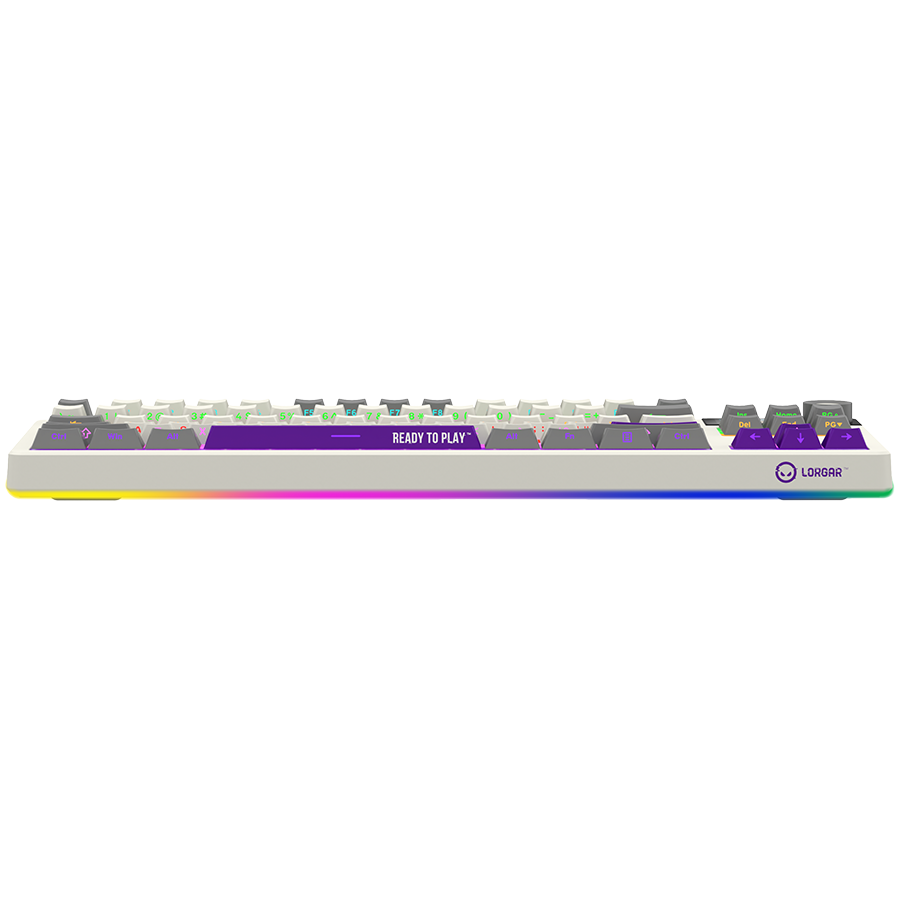 LORGAR KBP70TKLW, Wireless TKL Mechanical Gaming Keyboard Pro, Beige, EN layout