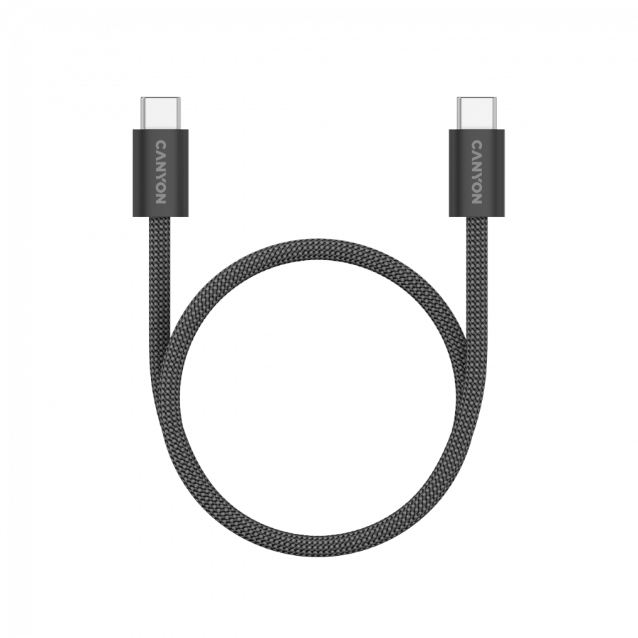 CANYON cable OnWire 60MG C-C 60W Magnet Braided 1m Black