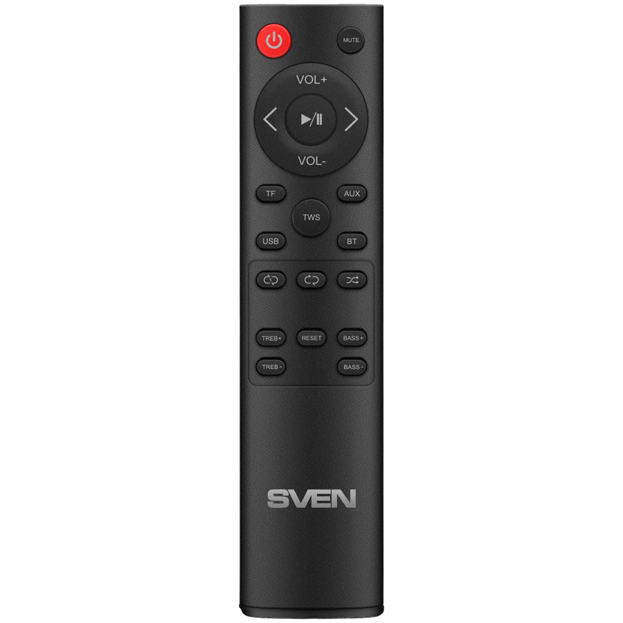 Speaker SVEN HA-950, black, MDF, PU leather (60W, Bluetooth, USB, Micro SD, Remote)
