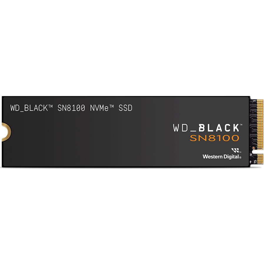 SSD POWERED BY SANDISK WD Black SN8100 1TB M.2 2280 PCIe Gen5 x4 NVMe, Read/Write: 14900/11000 MBps, IOPS 1600K/2400K, TBW: 6
