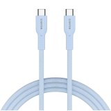 CANYON cable OnWire 60CL C-C 60W COLOR Braided 1m Light Blue