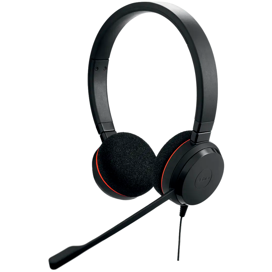JABRA Evolve 20, Stereo UC, USB C/A adapter