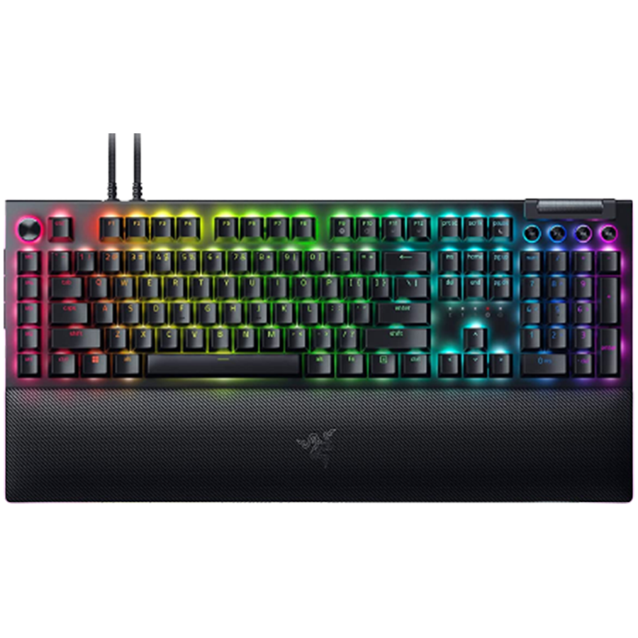 RAZER BlackWidow V4 Pro Gaming Keyboard, Yellow Switch, US