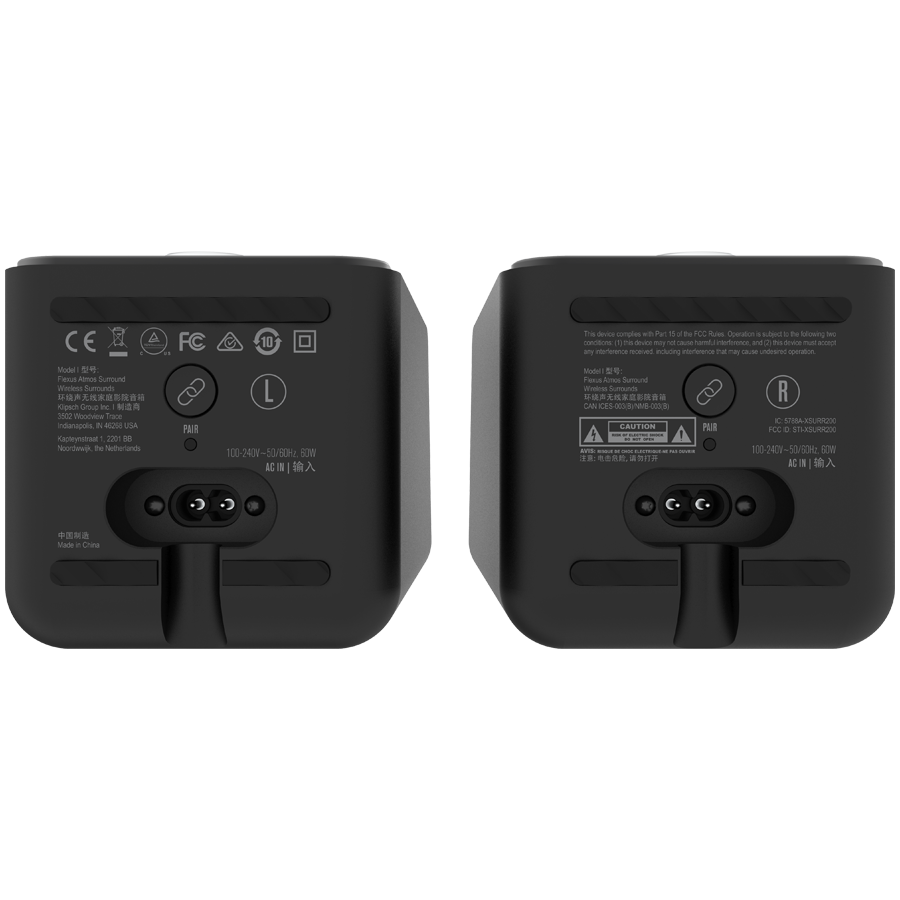 Flexus SURR 200 Black — KLIPSCH