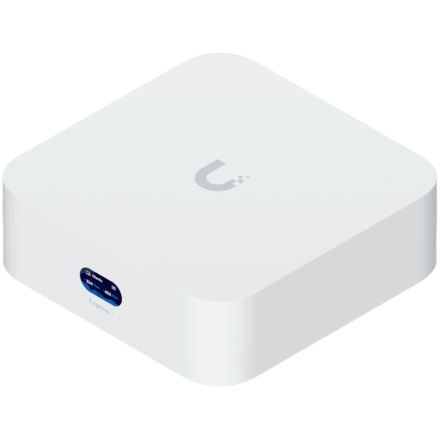 Ubiquiti UniFi Express 7 UX7 Mesh-scalable, super-compact 10G Cloud Gateway with integrated WiFi 7, 10 GbE RJ45 WAN port, 2.5