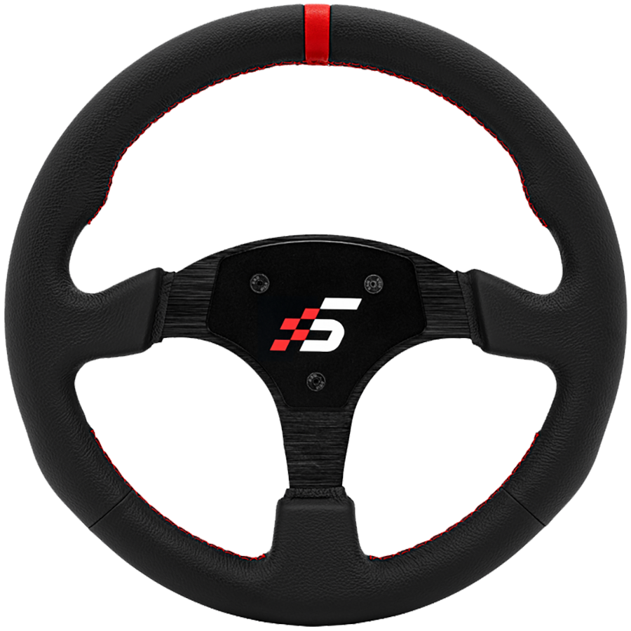 SIMAGIC Round Steering Wheel 330 mm, without HUB, leather