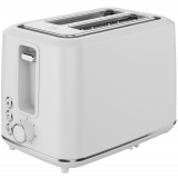 Electric Toaster, white, 220-240V, 50-60Hz, 920-1080W, 2 slots, 3 modes, 7 browning levels — AENO