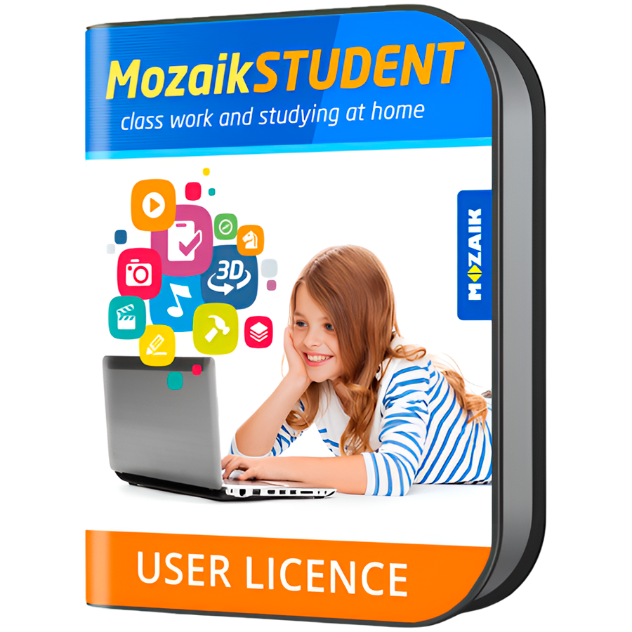 Mozaik STUDENT license for all platform, for one student, 1 year — MOZAIK EDUCATION
