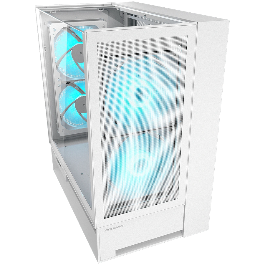 COUGAR OmnyX PC Case, Mid Tower, White — COUGAR GAMING