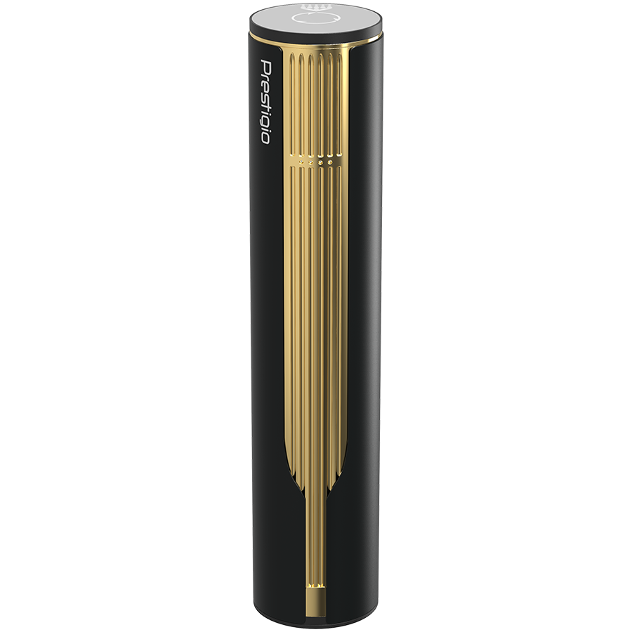 Prestigio Maggiore, smart wine opener, 100% automatic, opens up to 70 bottles without recharging, foil cutter included, premi