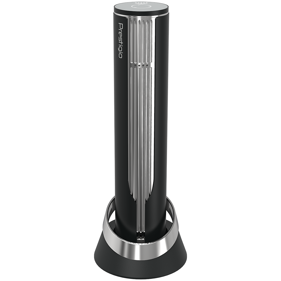 Prestigio Maggiore, smart wine opener, 100% automatic, opens up to 70 bottles without recharging, foil cutter included, premi