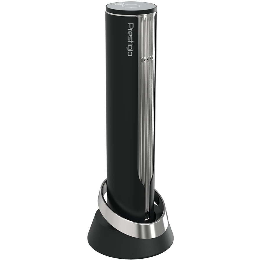 Prestigio Maggiore, smart wine opener, 100% automatic, opens up to 70 bottles without recharging, foil cutter included, premi
