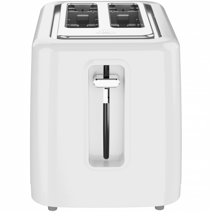 Electric Toaster, White, 220-240V, 50-60Hz, 780-930W, 2 slots, 3 modes, 7 browning levels — AENO