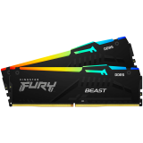 Kingston 32GB 6400MT/s DDR5 CL32 DIMM (Kit of 2) FURY Beast RGB EXPO