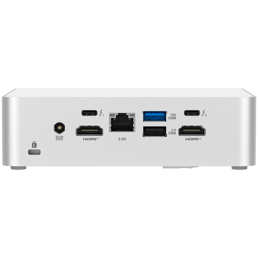 ASUS NUC 15pro+/RNUC15CRSU700002/Intel Ultra 7 255H/Intel Arc graphics/no Storage/no RAM/Intel Wi-Fi 7 BE201/no OS/EU Cord/Ki