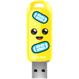 SANDISK USB 3.2,Ingot Type-A,130MB/s,Fortnite Peely Edition,4x6 Box with Windowr,Global