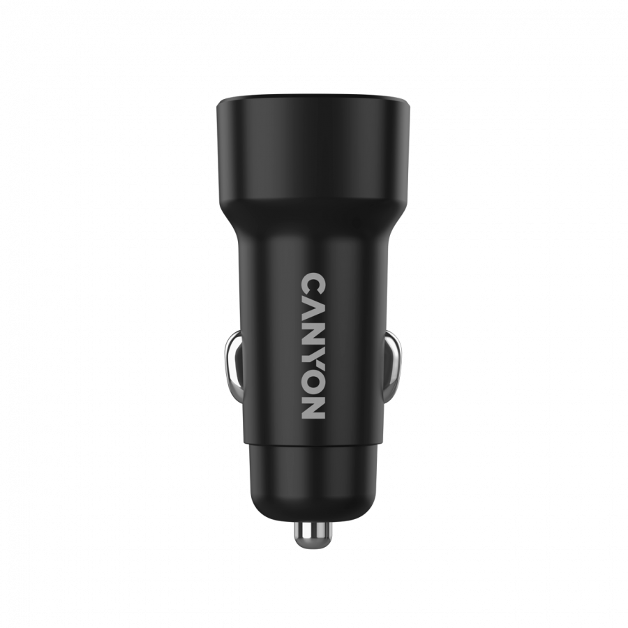 CANYON car charger OnDrive 24 24W 2xUSB-A Black