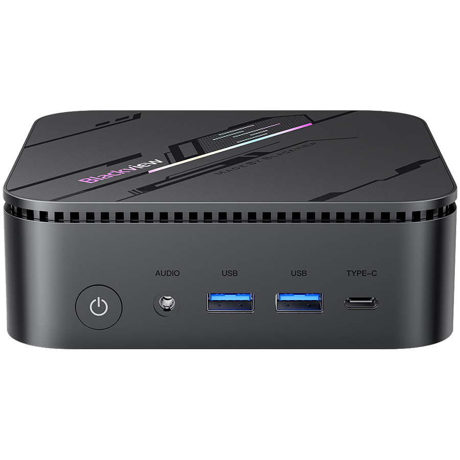 Blackview miniPC MP100 Pro i5-12450H up to 4,4HGz 16/1Tb WiFi 6 BT 5.2 LAN RJ45 USB 3.1Gen1x4 USB 3.1Gen2x2 TypeC PDx1 HDMI D