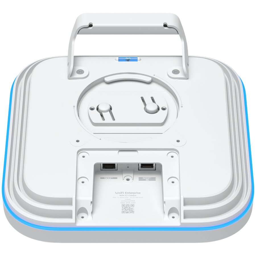 UBIQUITI E7-Campus access point 10 spatial streams, WiFi 7 10 GbE RJ45 port and GbE RJ45 port for power & data redundancy