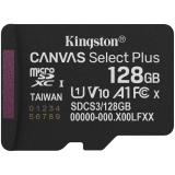 Kingston 128GB micSDXC Canvas Select Plus Gen3 150R A1 Single Pack w/o ADP