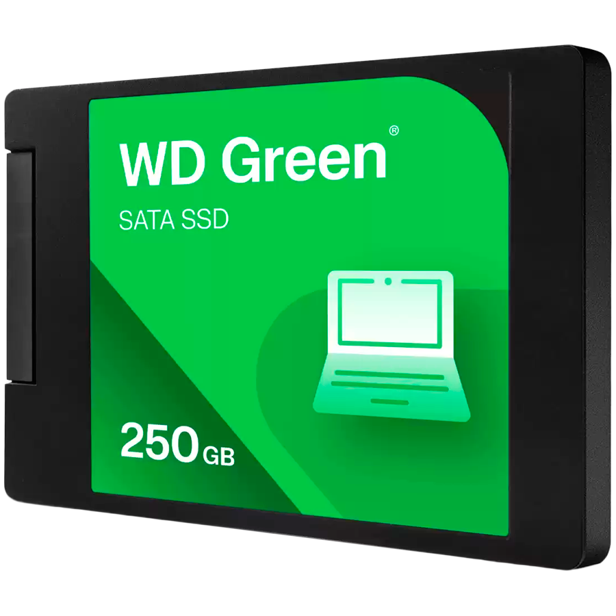 SSD POWERED BY SANDISK WD Green (2.5'', 250GB, SATA 6Gb/s) — WESTERN DIGITAL