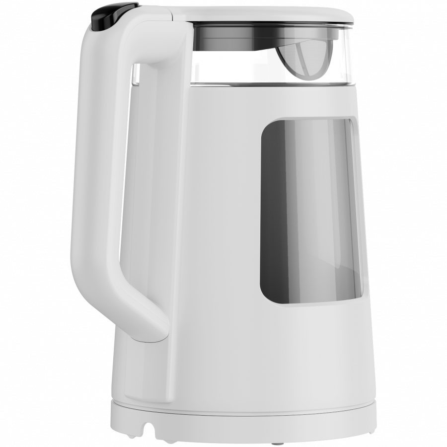AENO Electric Kettle EK6: 1850-2200W, 2L, Strix, Square-shaped body, Transparent lid, High Resistant Glass, LED-Illumination,