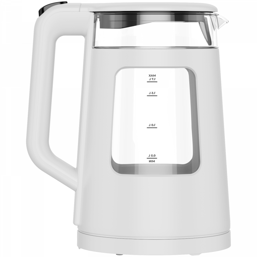 AENO Electric Kettle EK6: 1850-2200W, 2L, Strix, Square-shaped body, Transparent lid, High Resistant Glass, LED-Illumination,