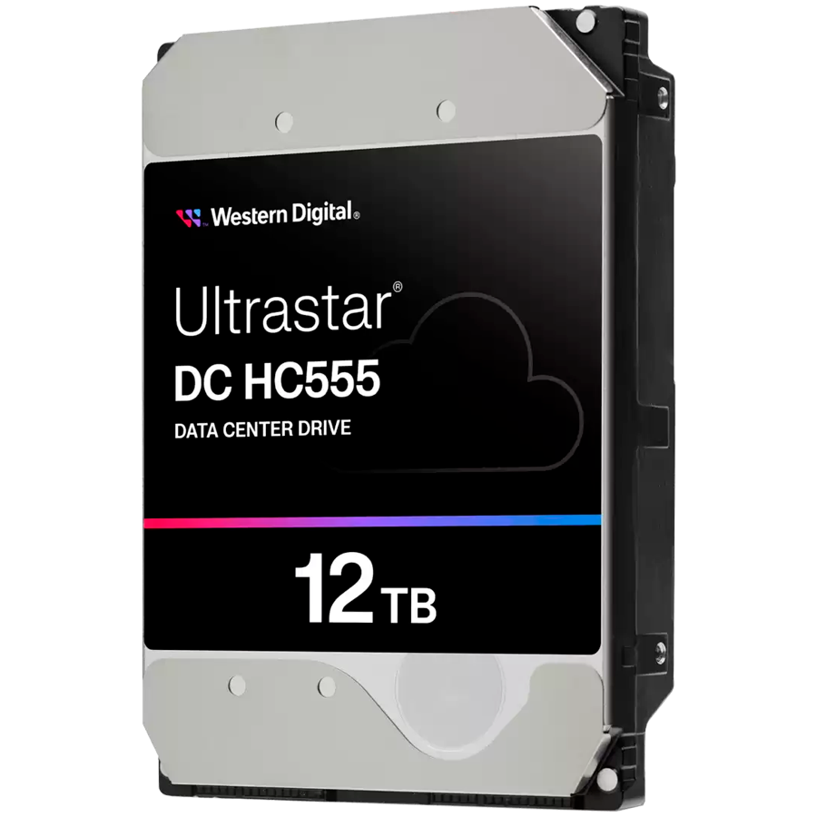 HDD Server WD Ultrastar DC HC555 12TB 512e SE, 3.5", 512MB, 7200 RPM, SATA, NP3, SKU: 0B48720 — WESTERN DIGITAL