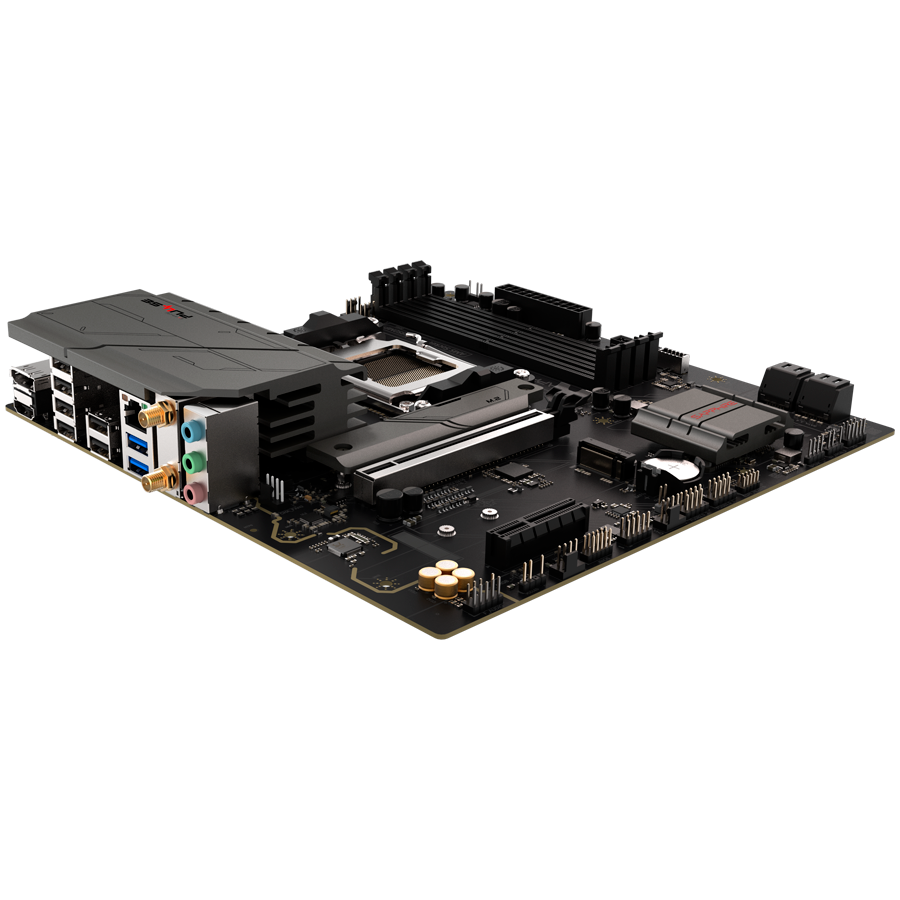 SAPPHIRE AMD B850M AM5 PULSE Ryzen R9/R7/R5, 4x DDR5 7600MHz, PCIE 4.0 x16, 1x M.2 Gen5, 1x M.2 Gen4, LAN 2.5 Gbps, WIFI6, US