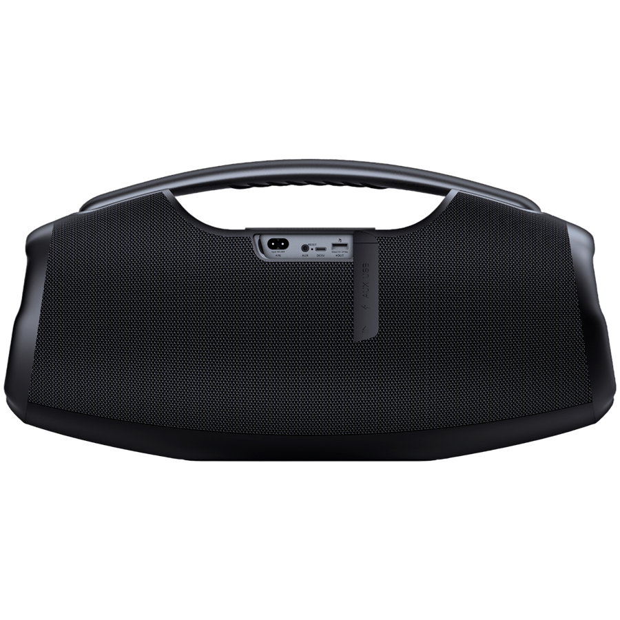 Portable speaker SVEN PS-990, black, power output 180W (RMS), TWS, Bluetooth, RGB backlight, Waterproof (IPx7), USB, Lithium 