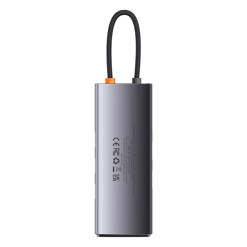 Hub 7in1 Baseus Metal Gleam Series, USB-C to 3x USB 3.0 + 2x HDMI + USB-C PD + Ethernet RJ45 - Product Image 5