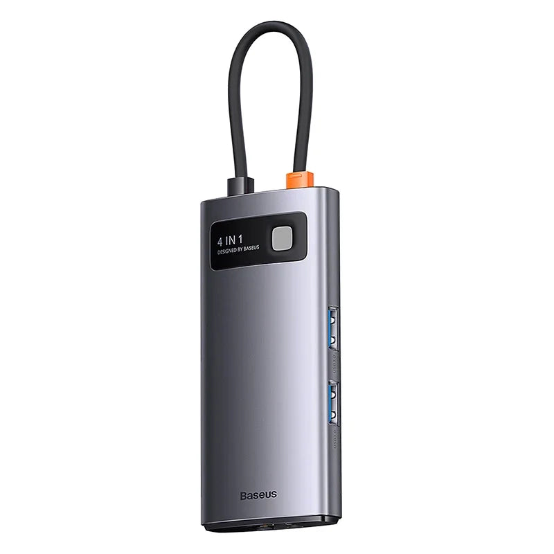 Hub 4in1 Baseus Metal Gleam Series, USB-C to 3x USB 3.0 + Ethernet RJ45 - Product Image 4