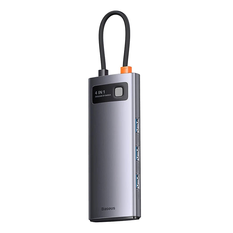 Hub 4in1 Baseus Metal Gleam Series, USB-C to 4x USB 3.0 - Product Image 3