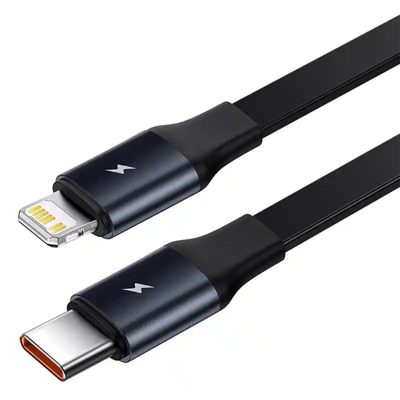 Car Charger Baseus Enjoyment with cable USB-C + Lightning 3A, 30W (Black) - Product Image 6
