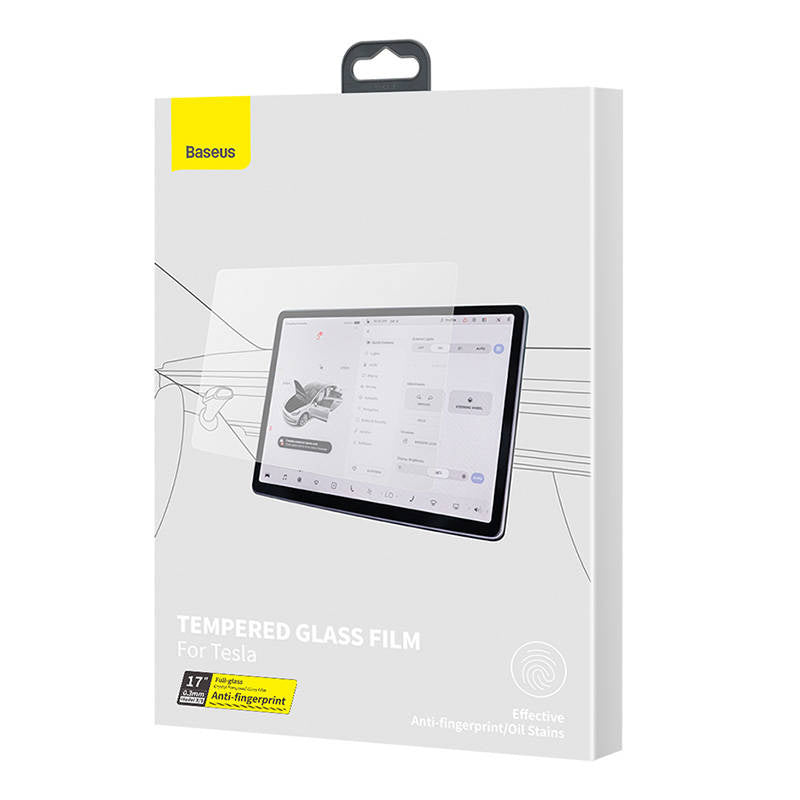 Tempered Glass Baseus Crystal 0.3mm for Tesla model X/S 17'' - Product Image 6