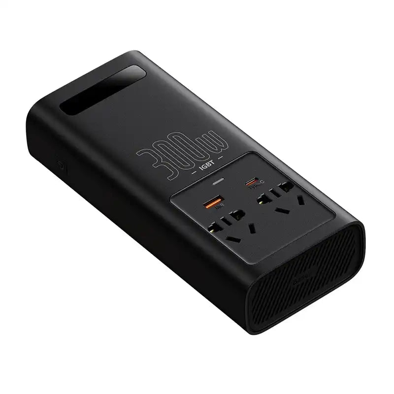 Power Inverter Baseus 300W (220V CN/EU) (black) - Product Image 4