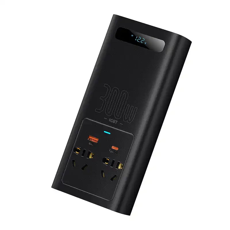 Power Inverter Baseus 300W (220V CN/EU) (black) - Product Image 6