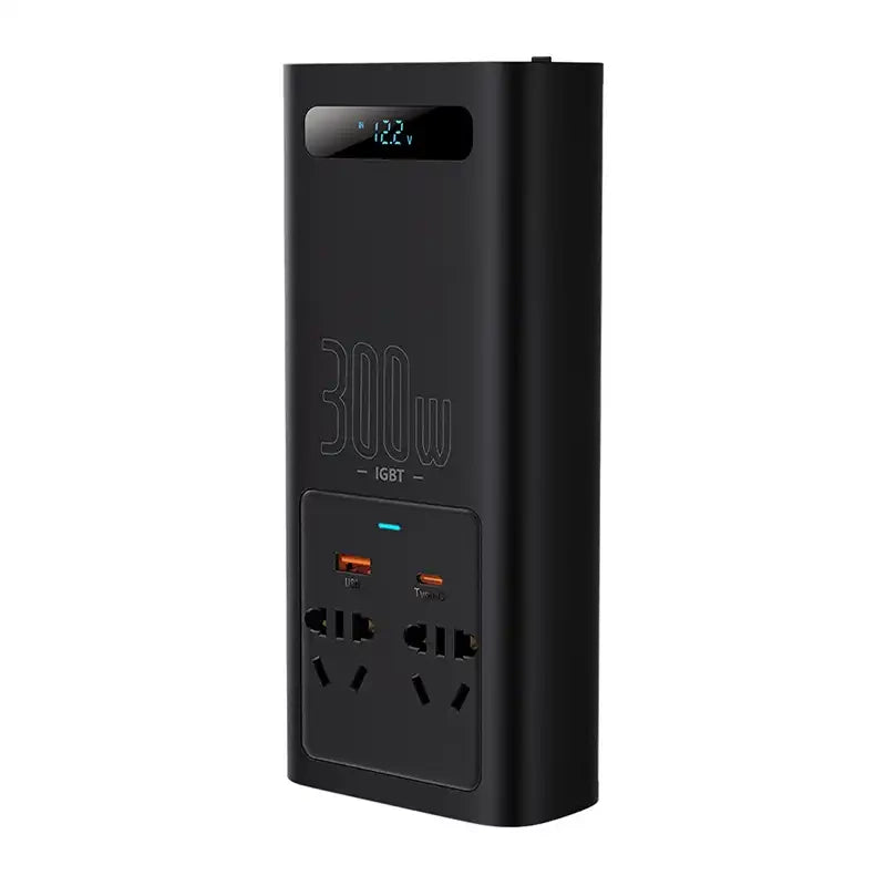 Power Inverter Baseus 300W (220V CN/EU) (black) - Product Image 3