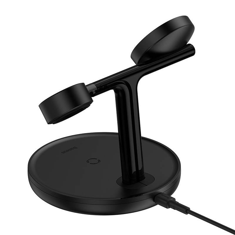 Magnetic Charging Bracket Baseus Swan 3 in 1 20W (black) - Product Image 3