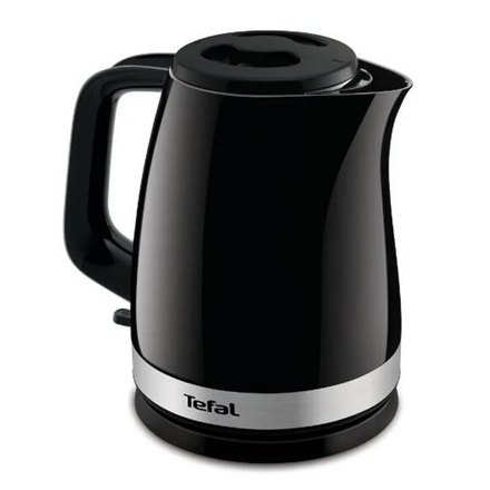TEFAL | Kettle | KO150F30 Delfini Vision | Electric | 2400 W | 1.5 L | Plastic | 360° rotational base | Black/Stainless 