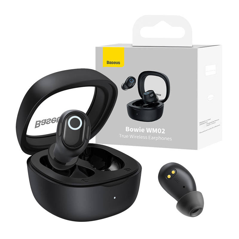 Wireless headphones Baseus Bowie WM02 TWS, Bluetooth 5.0 (black) - Product Image 7