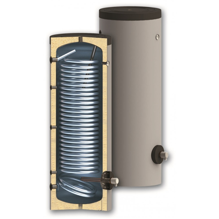 Sunsystem | Enameled Water Heater 300L with Heat Exchanger 3.3 m