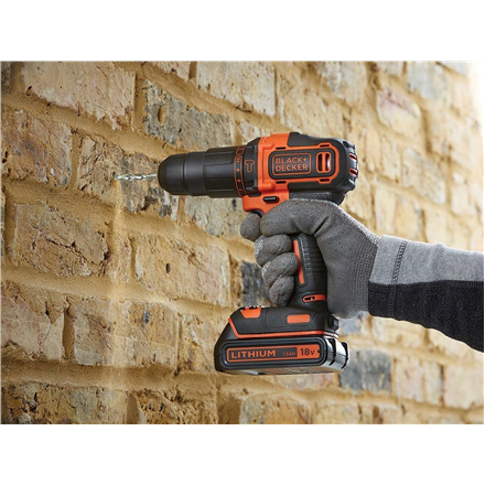 BLACK & DECKER Impact driver-drill | BDCHD18K-QW | 18 V | 1.5 Ah | Li-Ion