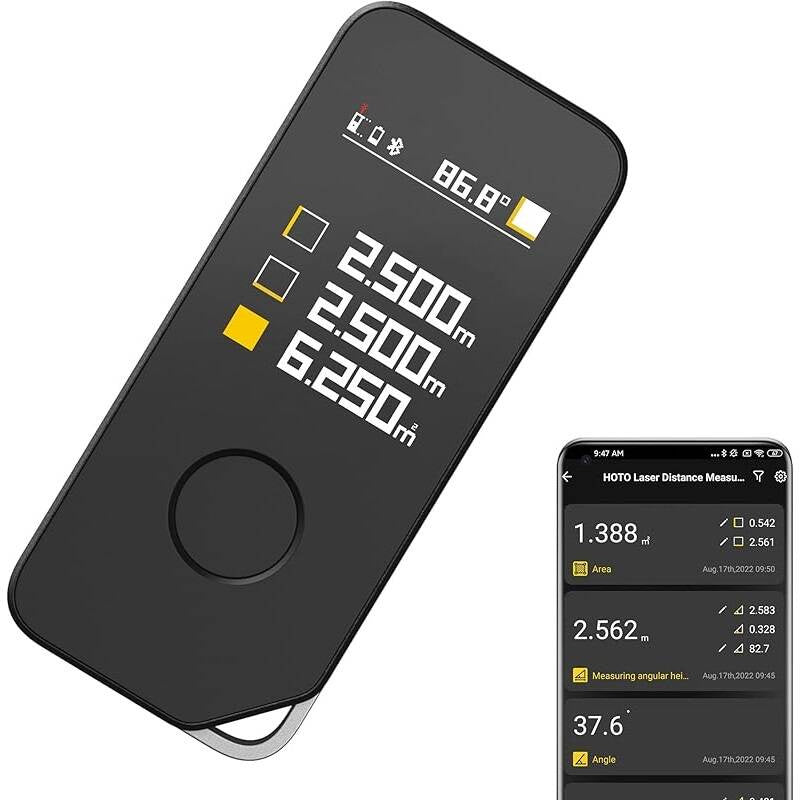 Smart Laser Measure Pro HOTO H-D50, bluetooth, 50m