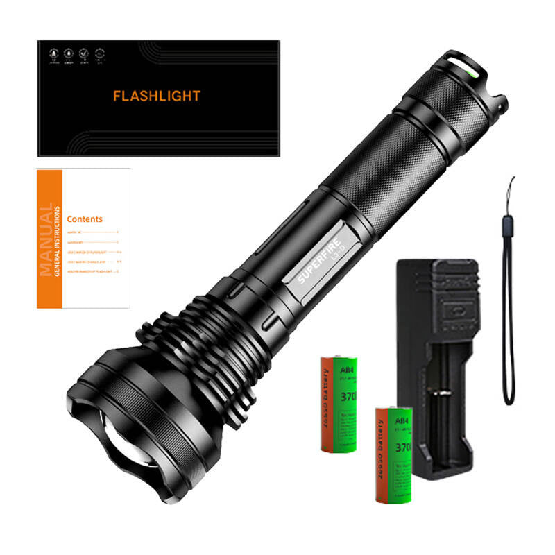 Flashlight Superfire L3-D, 2700lm, USB - Product Image 2