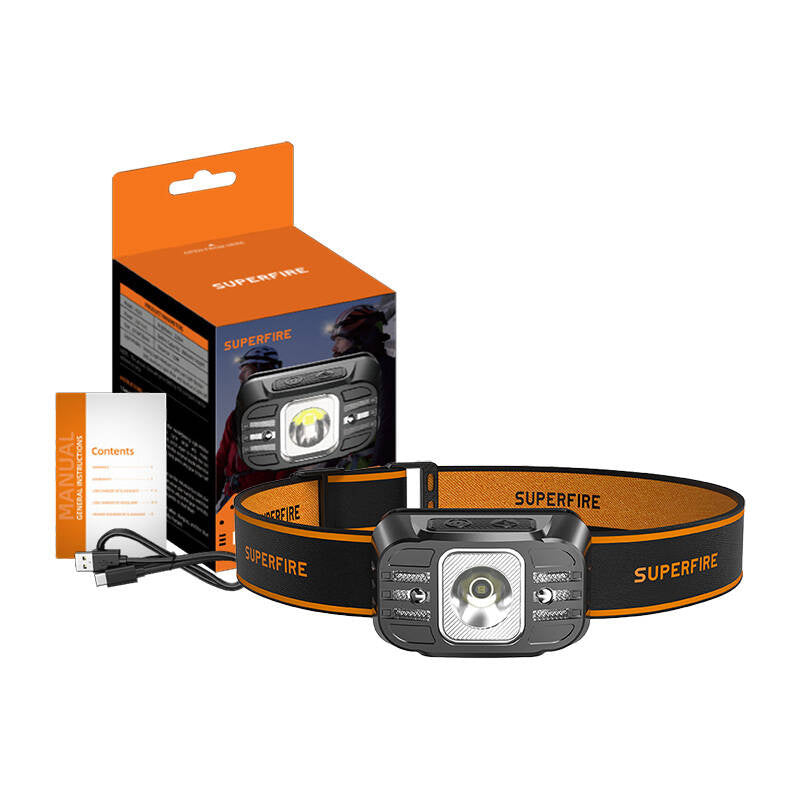 Headlamp Superfire HL75-X, 220lm, USB - Product Image 2