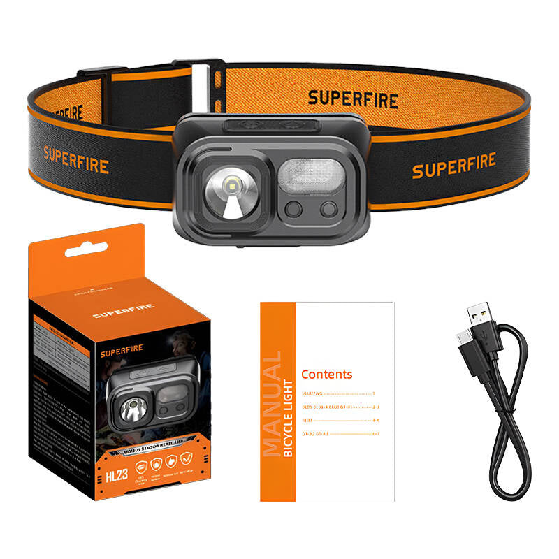 Headlamp Superfire HL23, 220lm, USB-C - Product Image 2
