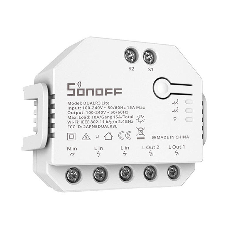 Smart Wi-Fi switch WiFi Sonoff Dual R3 Lite - Image 2