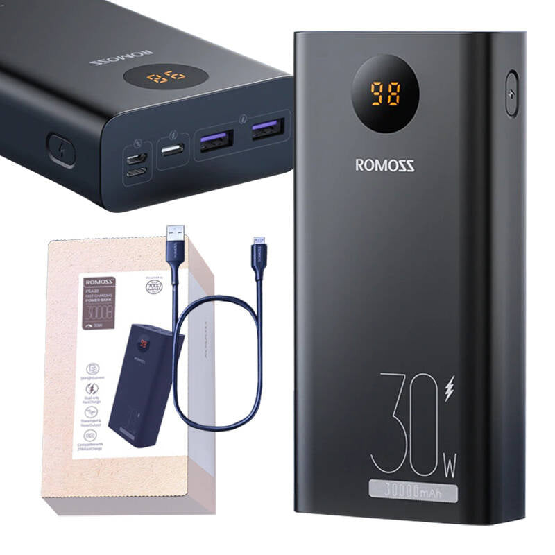 Powerbank Romoss PEA30 30000mAh (black) - Product Image 3